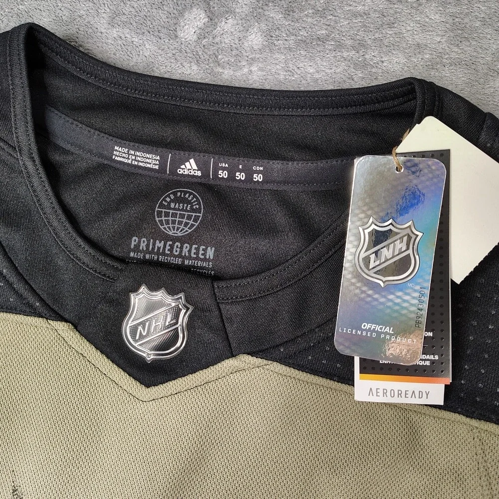 San Jose Sharks Adidas Jersey 50 Military Salute To Service Authentic Primegreen